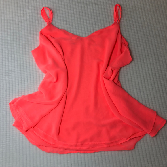 Torrid Double Layer neon coral Swing Cami Size 3 - Picture 5 of 6